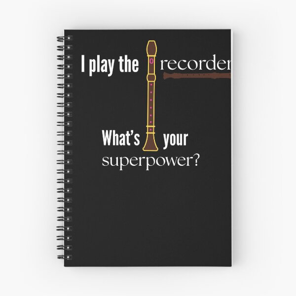 Item preview, I Play The Recorder What's Ypur Superpower? Funny Gift For Instrument Recorder Player  designed and sold by AGreetee.