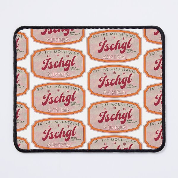 Item preview, Ischgl, Austria, Tirol, Ski, textured skiing badge designed and sold by Wanderful-roads.
