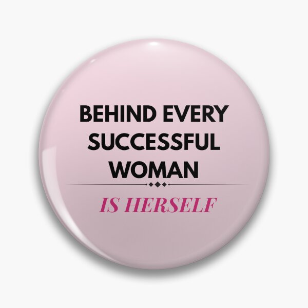 Item preview, Behind Every Successful Woman Quote Design designed and sold by Estnesti.