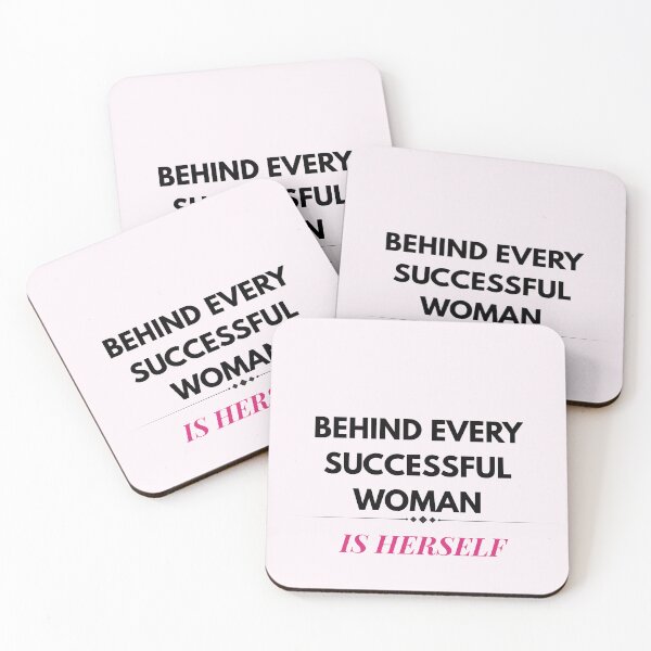 Item preview, Behind Every Successful Woman Quote Design designed and sold by Estnesti.