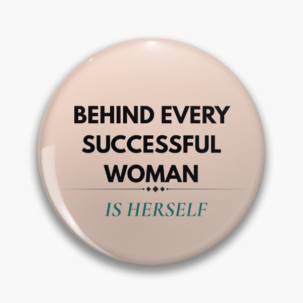 Item preview, Behind Every Successful Woman Quote Design designed and sold by Estnesti.