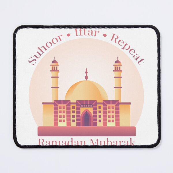 Item preview, Ramadan Mubarak Islamic Calligraphy Design for Muslim Home Decor & Gifts designed and sold by PixelWaveBD.