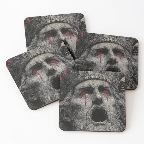 Item preview, Crowned Monarch Crying Blood, Engraved Style designed and sold by Adronia.