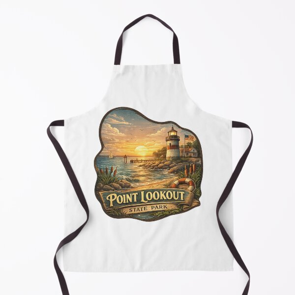 Item preview, Point Lookout State Park Maryland Coastline – Lighthouse, Chesapeake Bay Sunset and Historic Shore designed and sold by Aryabek.