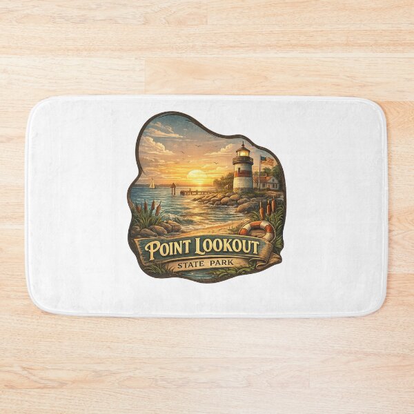 Item preview, Point Lookout State Park Maryland Coastline – Lighthouse, Chesapeake Bay Sunset and Historic Shore designed and sold by Aryabek.