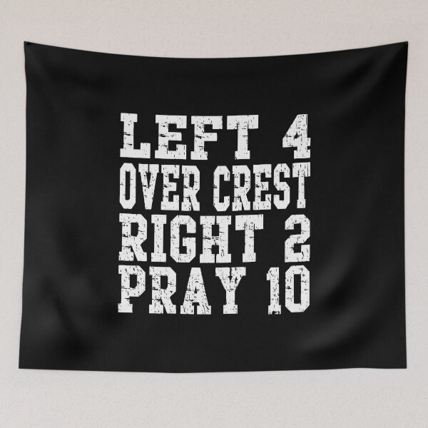 Item preview, LEFT 4 OVER CREST RIGHT 2 PRAY 10 - Funny Rally Racing Co-Driver Pace Notes designed and sold by Jt41.