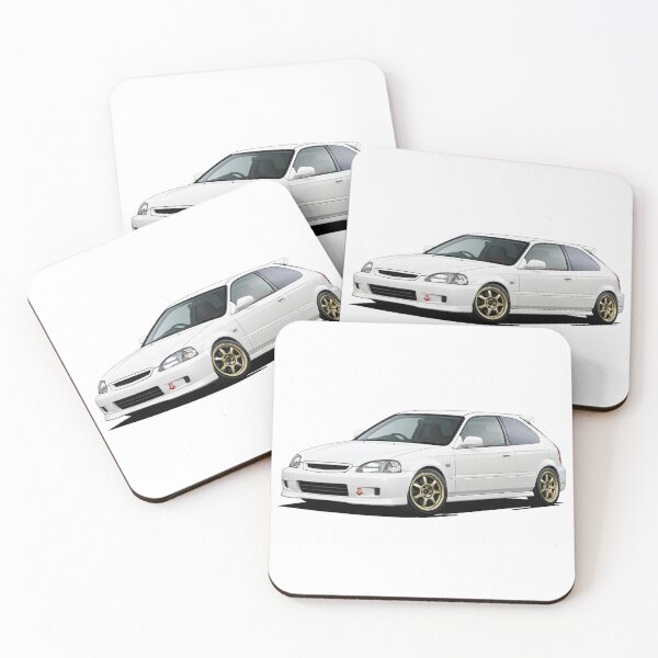 Item preview, White JDM Racecar Artwork designed and sold by CougarDesigns.