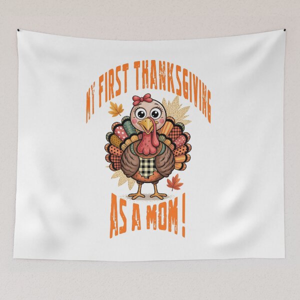 Item preview, My First Thanksgiving as a Mom designed and sold by AnaPixMar.