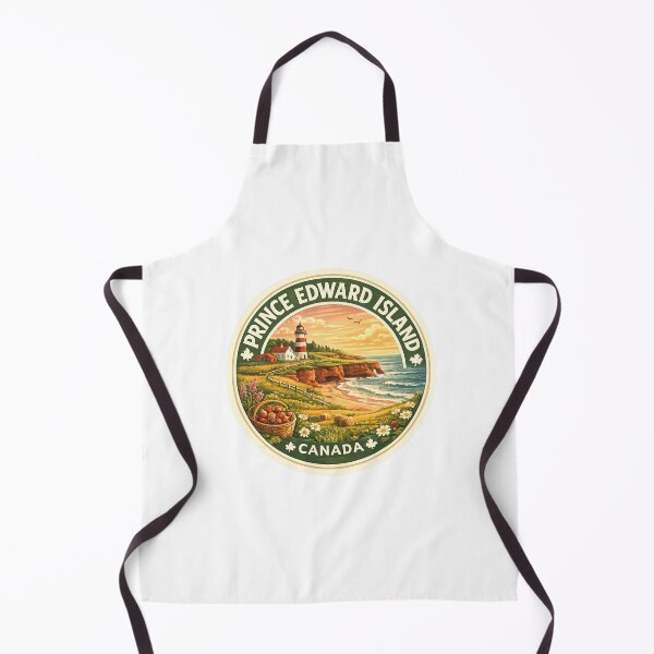 Item preview, Prince Edward Island Canada Shores – Red Cliffs, Lighthouse, and Maritime Harvest Scene designed and sold by Aryabek.