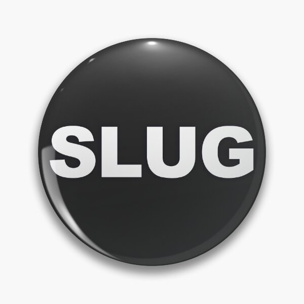 Item preview, SLUG — White Minimal Bold Type Statement designed and sold by WORDPAUSE.