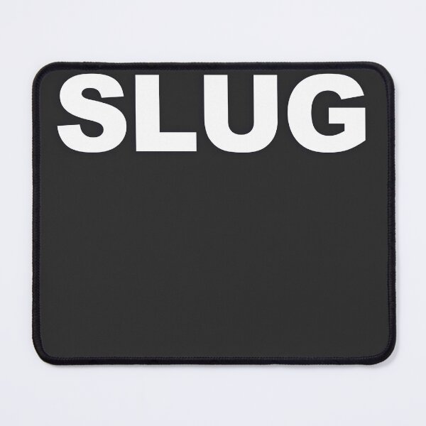Item preview, SLUG — White Minimal Bold Type Statement designed and sold by WORDPAUSE.