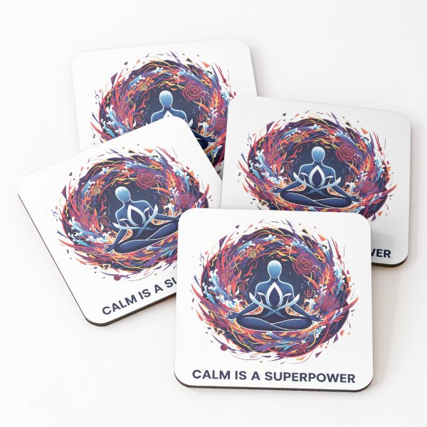 Item preview, Calm Is a Superpower – Meditative Energy & Inner Strength Art designed and sold by inaveed.