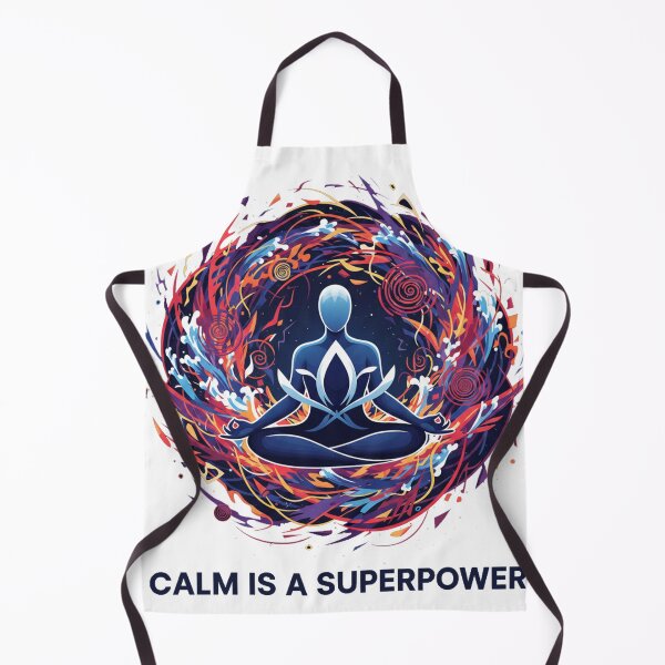 Item preview, Calm Is a Superpower – Meditative Energy & Inner Strength Art designed and sold by inaveed.