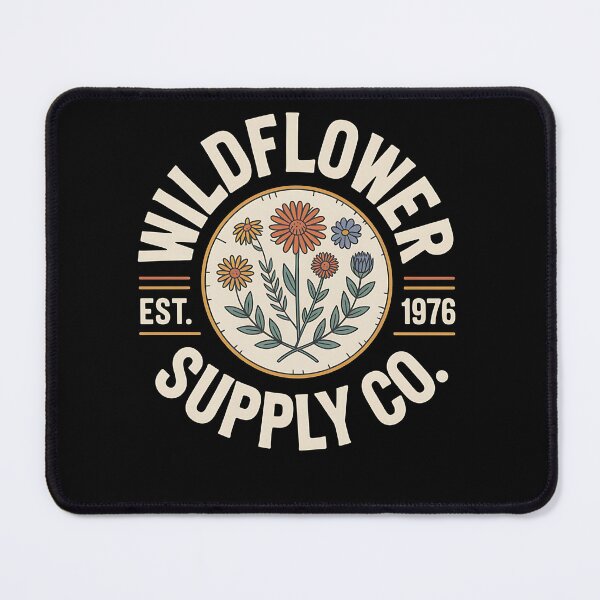 Item preview, retro wildflowers - bee friendly - butterfly garden - cottagecore - folk art floral - desert wildflowers - mountain meadow - coastal wildflowers - midnight meadow - celestial floral designed and sold by JansenGS.