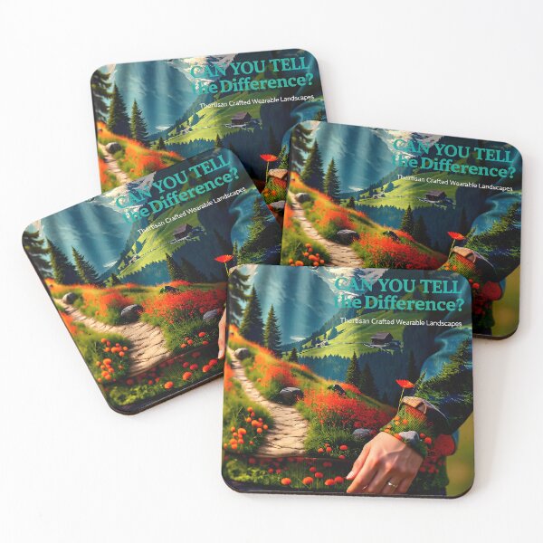 Item preview,  "Can You Tell the Difference?; The Artisan Crafted Wearable Landscapes" designed and sold by Creative-RE.