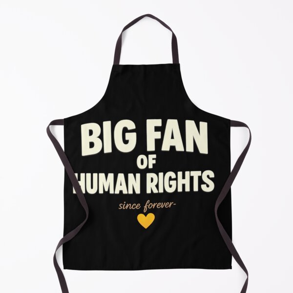 Item preview, Big Fan of Human Rights – Minimalist Statement Design designed and sold by FrameFlow.
