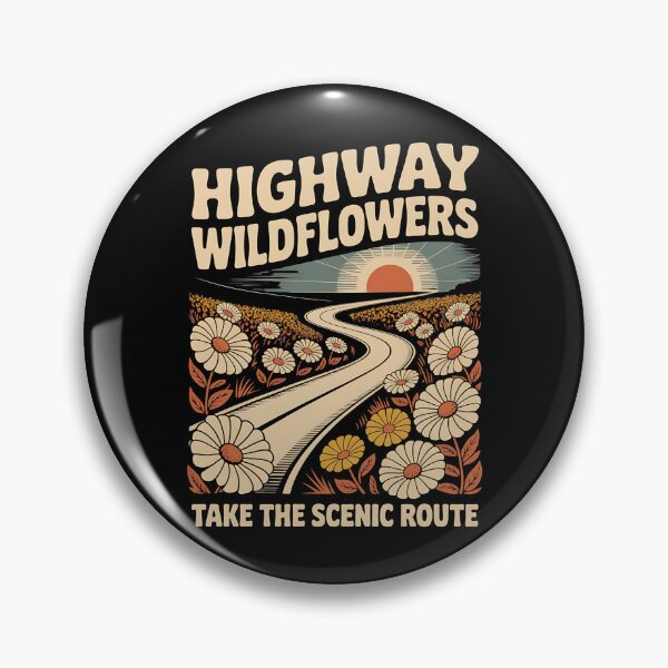 Item preview, retro wildflowers - bee friendly - butterfly garden - cottagecore - folk art floral - desert wildflowers - mountain meadow - coastal wildflowers - midnight meadow - celestial floral designed and sold by JansenGS.