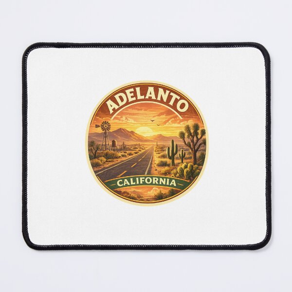 Item preview, Adelanto California Desert Highway – Joshua Trees, Mountains and Mojave Sunset designed and sold by Aryabek.