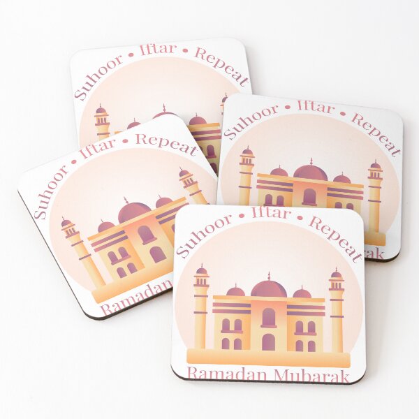 Item preview, Ramadan Mubarak Islamic Calligraphy Design for Muslim Home Decor & Gifts designed and sold by PixelWaveBD.