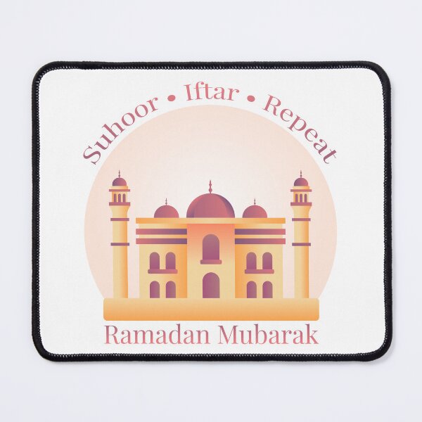 Item preview, Ramadan Mubarak Islamic Calligraphy Design for Muslim Home Decor & Gifts designed and sold by PixelWaveBD.