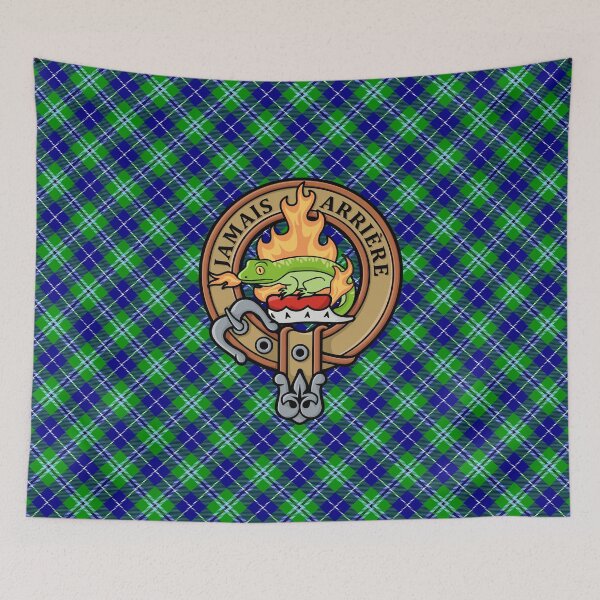 Item preview, Clan Douglas Crest over Tartan designed and sold by sifis.