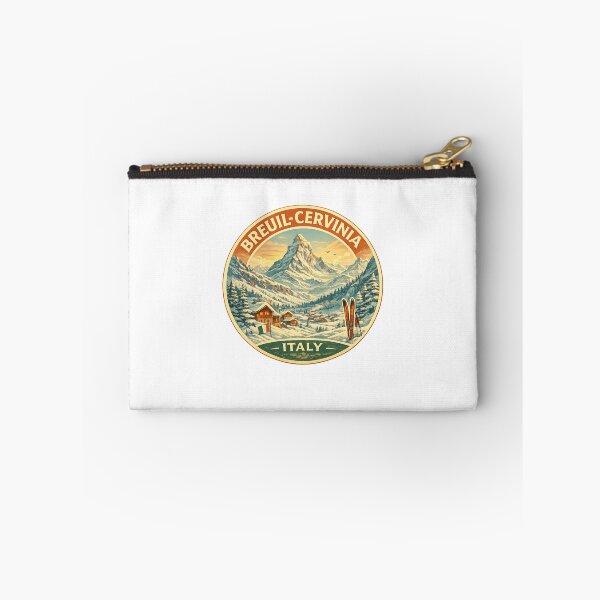 Item preview, Breuil-Cervinia Italy Alps – Matterhorn Peak, Snow Chalets and Alpine Ski Slopes designed and sold by Aryabek.