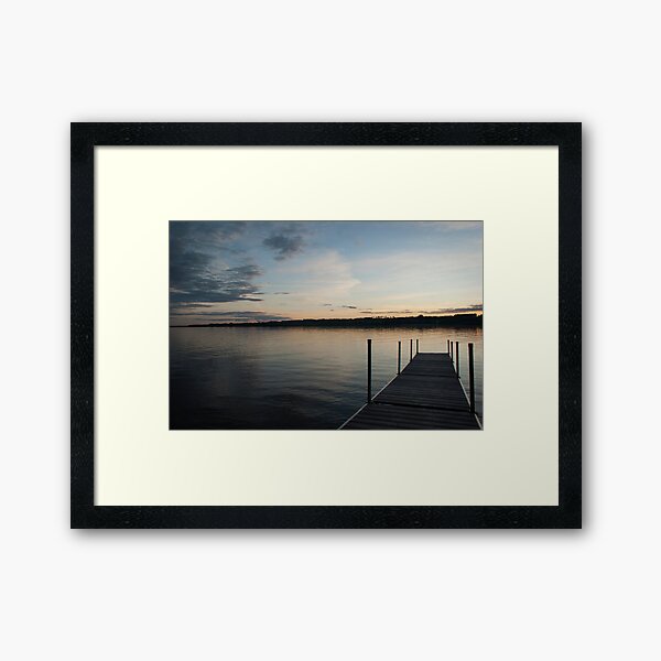 Lake View Framed Art Print