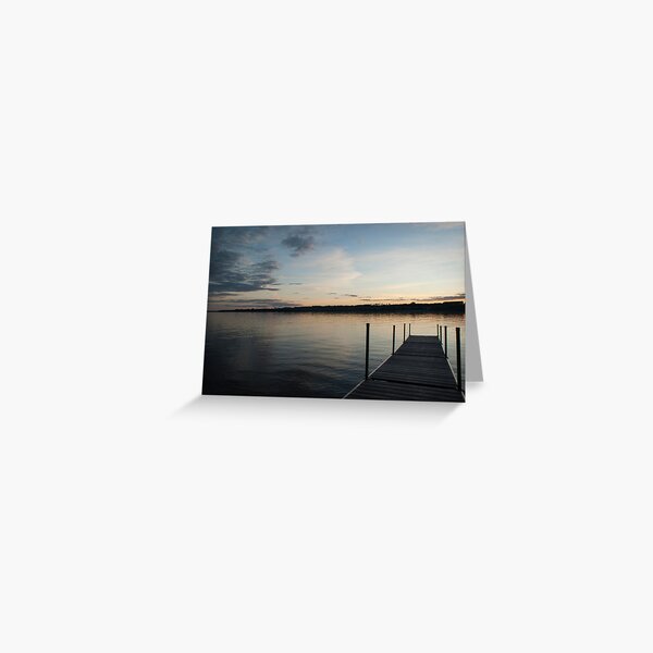 Lake View Greeting Card