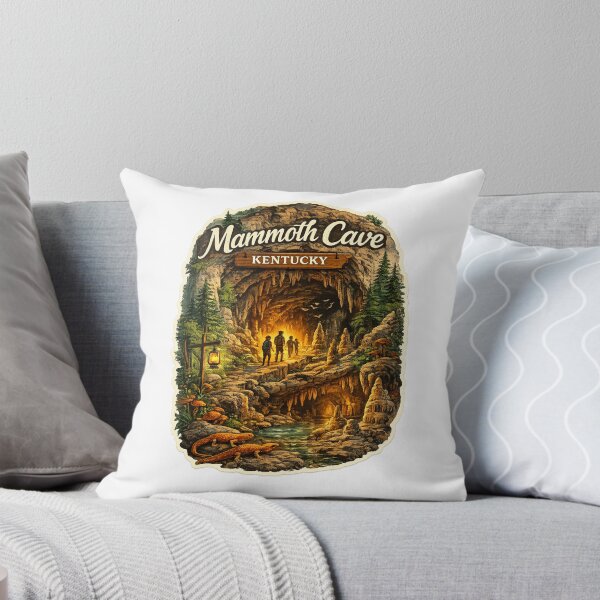 Item preview, Mammoth Cave Kentucky Entrance – Limestone Chambers, Stalactites and Forested Trail designed and sold by Aryabek.