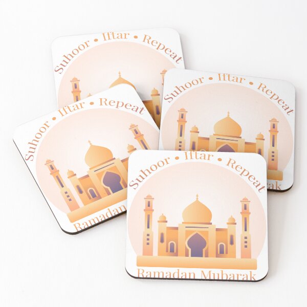 Item preview, Ramadan Mubarak Islamic Design for Muslim Home Decor, Wall Art & Gifts designed and sold by PixelWaveBD.