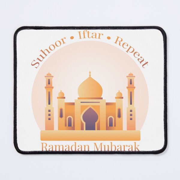 Item preview, Ramadan Mubarak Islamic Design for Muslim Home Decor, Wall Art & Gifts designed and sold by PixelWaveBD.