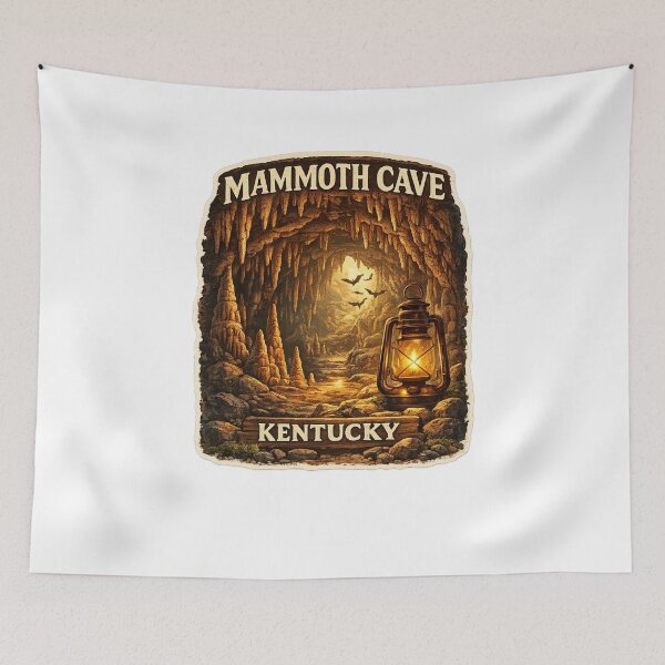 Item preview, Mammoth Cave Lantern Trail – Kentucky Stalactites, Bat Caverns and Karst Passageways designed and sold by Aryabek.