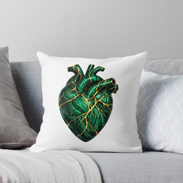 Item preview, Malachite Heart of Gold designed and sold by avinigav.
