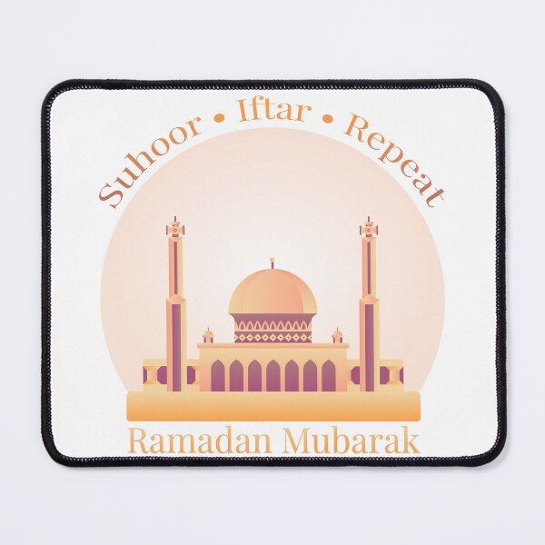 Item preview, Ramadan Mubarak Islamic Calligraphy Wall Art for Muslim Home Decor & Gifts designed and sold by PixelWaveBD.