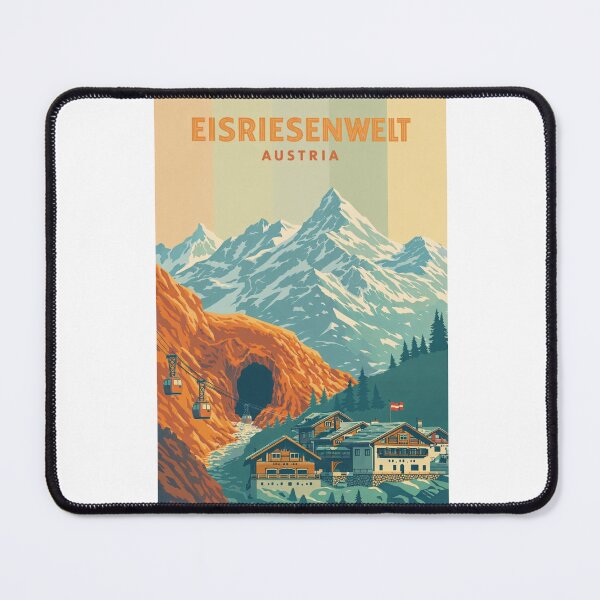 Item preview, Eisriesenwelt Ice Cave – Cable Cars, Alpine Chalets, and Tennen Mountains in Werfen, Austria designed and sold by Aryabek.