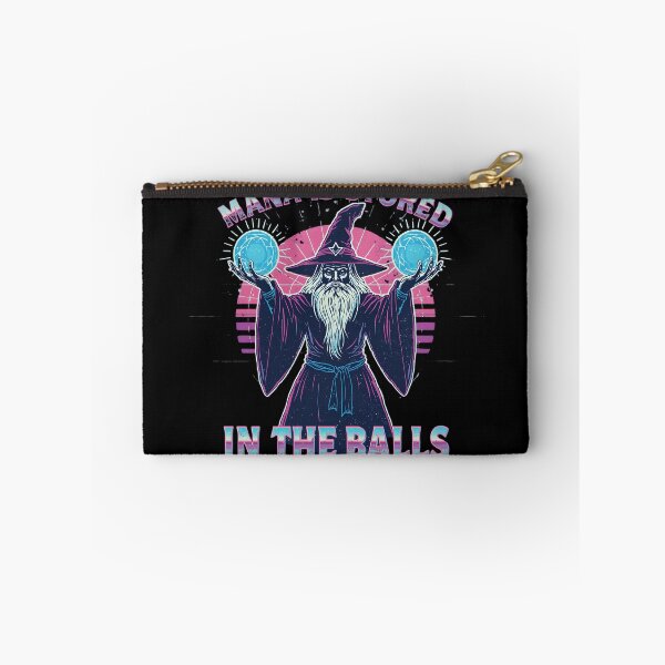 Item preview, Mana Is Stored In The Balls Retro Wizard Meme designed and sold by LunaMagicStudio.