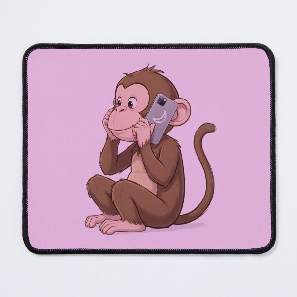 Item preview, Banana Monkey — Funny Tech Parody Illustration designed and sold by WearContext.