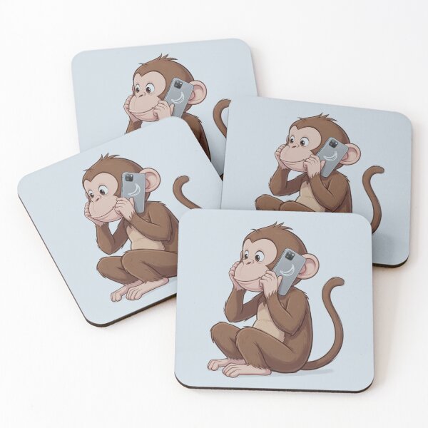 Item preview, Banana Monkey — Funny Tech Parody Illustration designed and sold by WearContext.