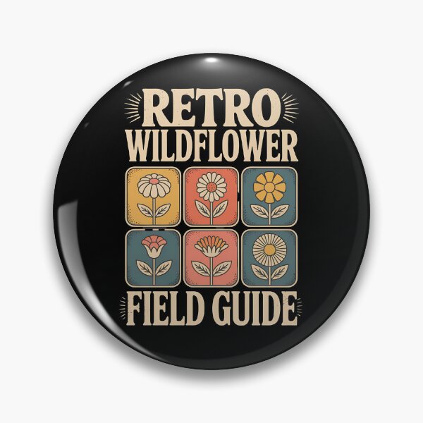 Item preview, retro wildflowers - bee friendly - butterfly garden - cottagecore - folk art floral - desert wildflowers - mountain meadow - coastal wildflowers - midnight meadow - celestial floral designed and sold by JansenGS.