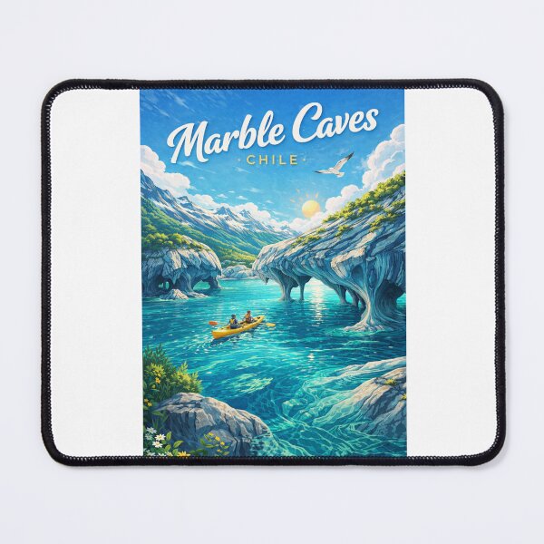 Item preview, Marble Caves Chile – Kayaking Through Patagonian Waters and Sculpted Stone Formations in General Carrera Lake designed and sold by Aryabek.
