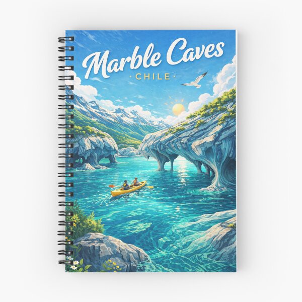 Item preview, Marble Caves Chile – Kayaking Through Patagonian Waters and Sculpted Stone Formations in General Carrera Lake designed and sold by Aryabek.