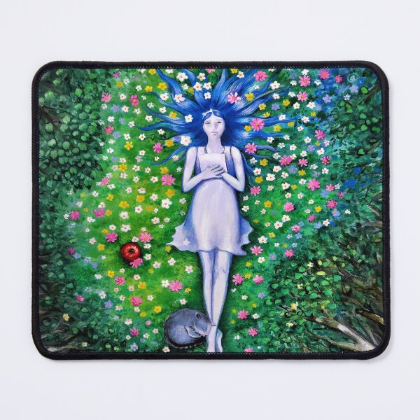 Item preview, Dreamy Girl Painting designed and sold by shantilovesart.