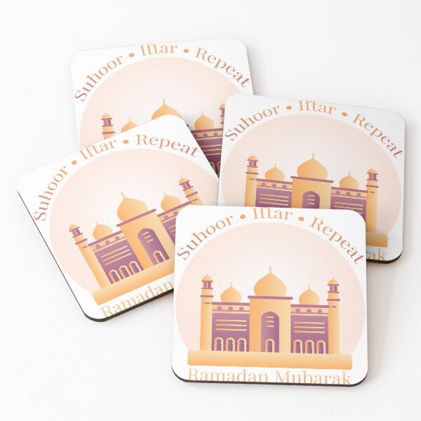 Item preview, Ramadan Mubarak Islamic Design for Muslim Home Decor & Gifts designed and sold by PixelWaveBD.