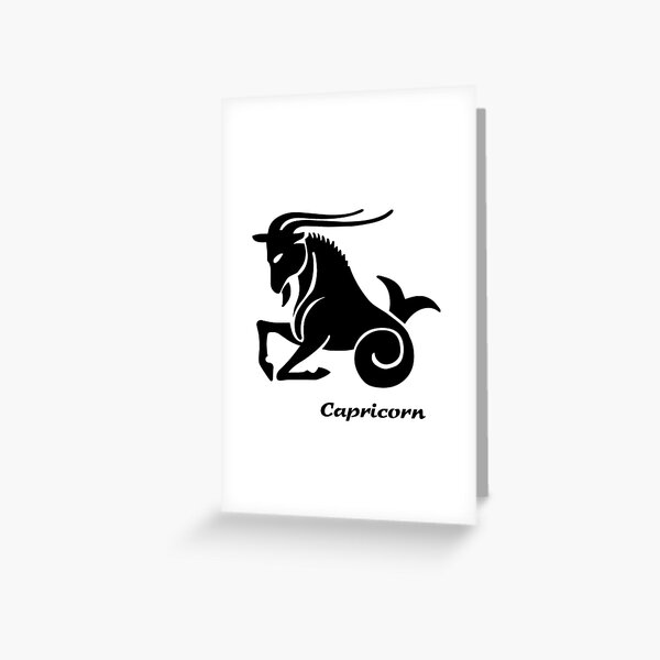 ★ Zodiac Signs: CAPRICORN Greeting Card