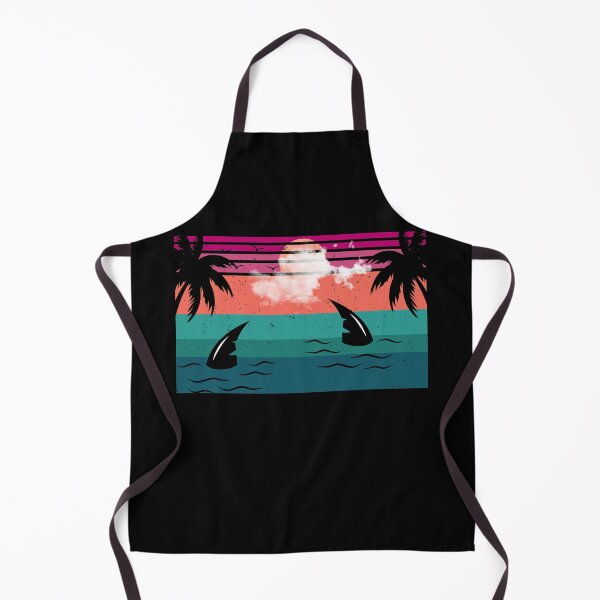 Item preview, Copy of Fin Season Minimalist Shark Retro Ocean Sunset Beach Style Design designed and sold by KapiPrint.