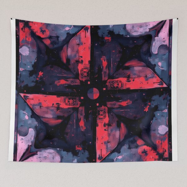 Item preview, astral rift colorful dark geometric abstract design designed and sold by SmashingDeals.
