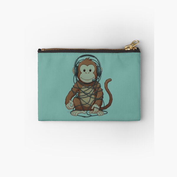 Item preview, Monkey Cords — Cute Tangled Headphone Monkey Design designed and sold by WearContext.