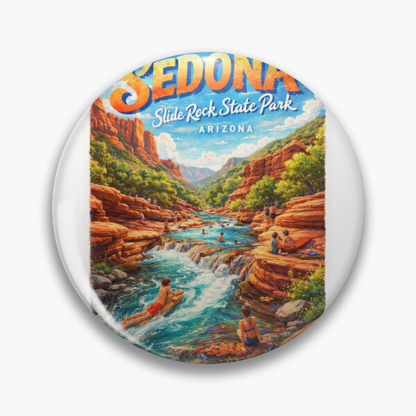 Item preview, Sedona Slide Rock Adventure – Red Cliffs, Clear Pools, and Canyon Views in Coconino County, Arizona designed and sold by StampMyPassport.
