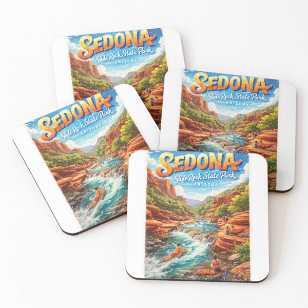 Item preview, Sedona Slide Rock Adventure – Red Cliffs, Clear Pools, and Canyon Views in Coconino County, Arizona designed and sold by StampMyPassport.