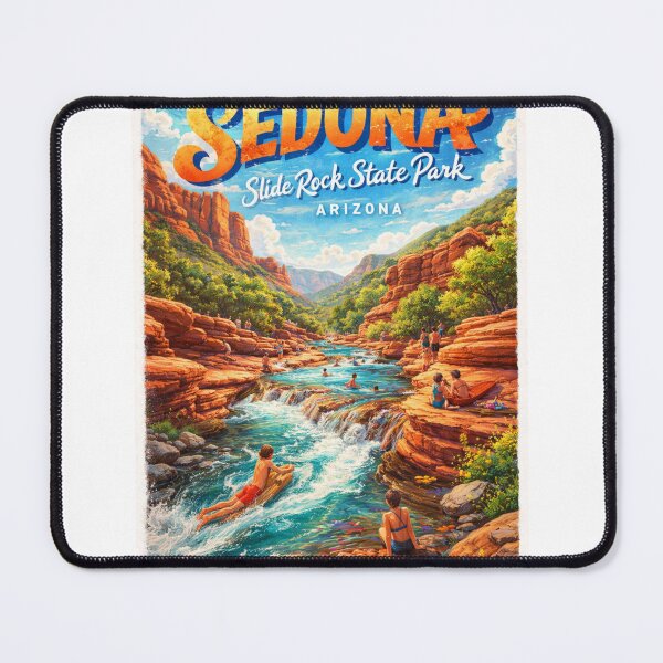 Item preview, Sedona Slide Rock Adventure – Red Cliffs, Clear Pools, and Canyon Views in Coconino County, Arizona designed and sold by StampMyPassport.